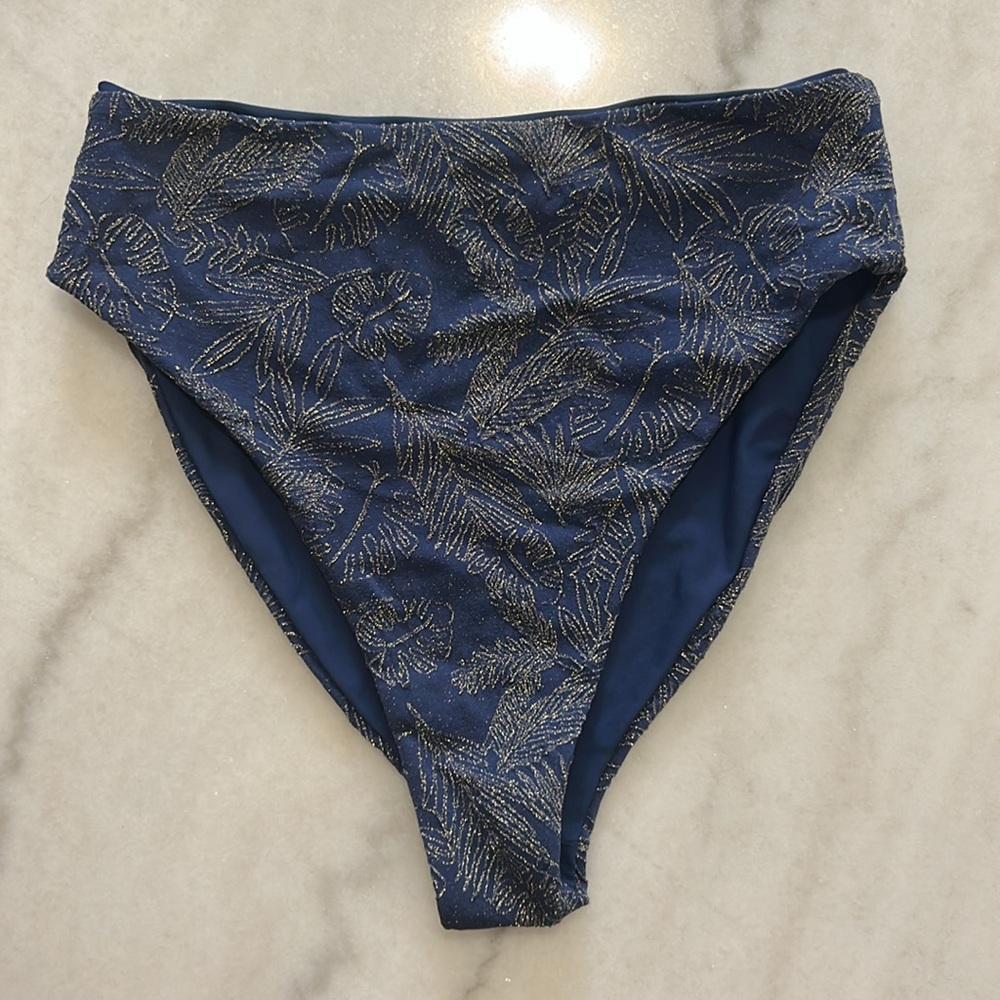 Skatie Monroe Bottom - Summer Nights in Blue & Gold